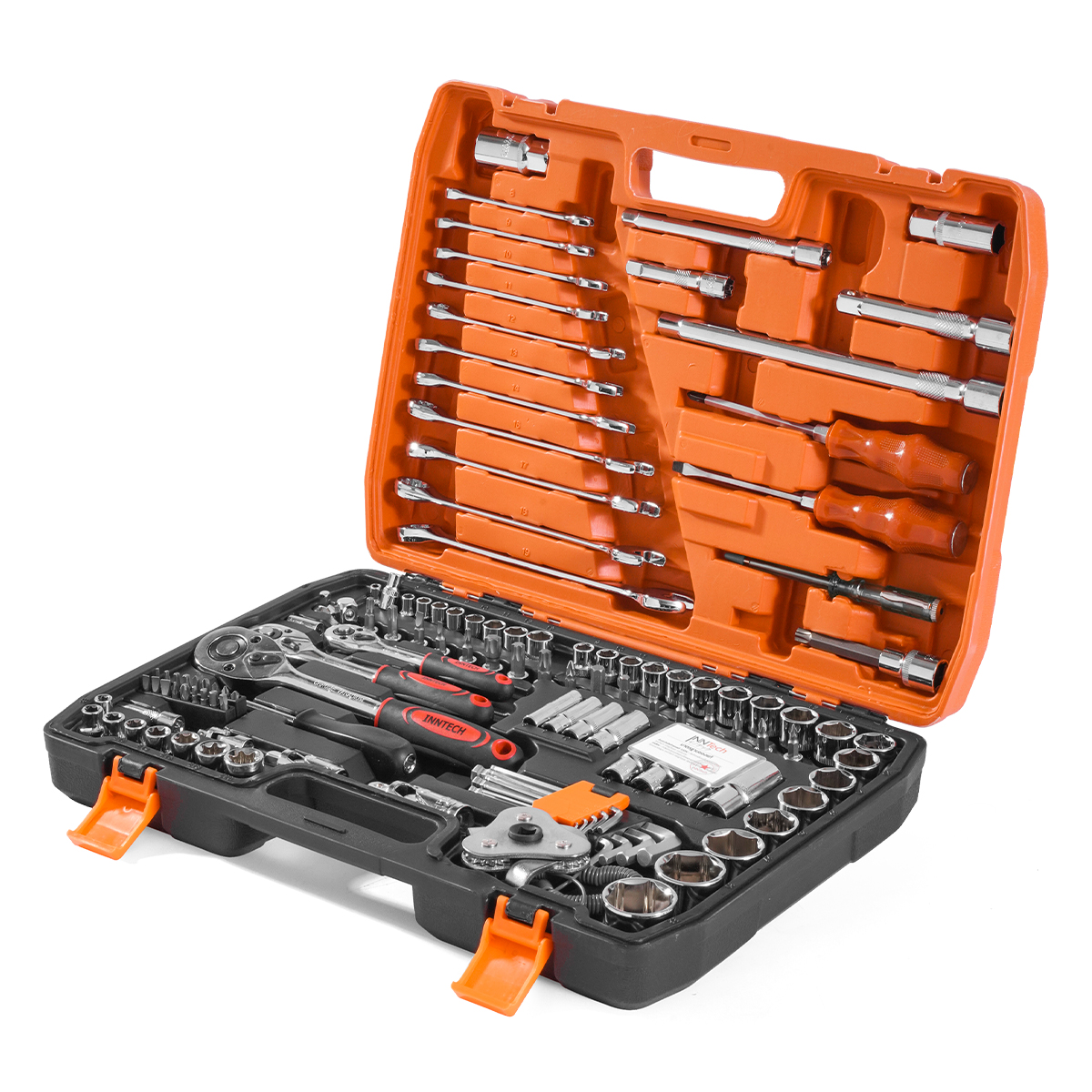 ชุดบ็อกซ์ InnTech รุ่น WKT-121PCS 1/4 , 3/8 , 1/2 นิ้ว แพ็ก 121 ชิ้น_1